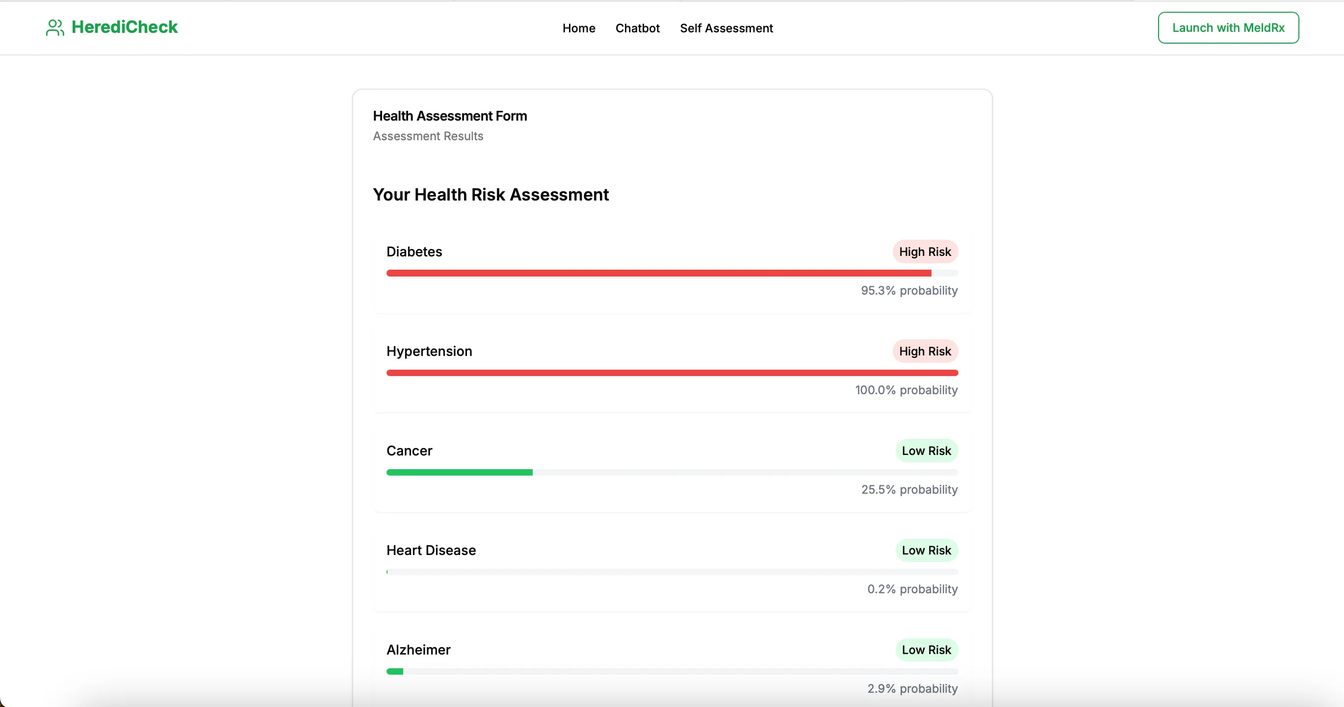 Heredicheck screenshot 2